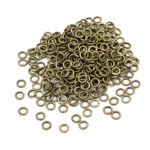 Колечки Одинарные Открытые, Железо, Цвет: Бронза, Размер: 5x1мм, Внутренний Диаметр 3мм, около 590шт/50г, (УТ100026999)
