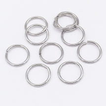 Колечки Одинарные Открытые, Нержавеющая Сталь, Размер: 25x2мм, Внутренний Диаметр 21мм, (УТ100027055)