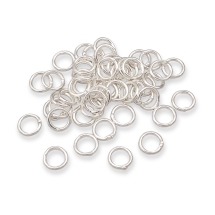 Колечки Одинарные, Железные, Неразъемные, Цвет: Серебро, Размер: 7х1мм, Внутренний Диаметр 5мм, (УТ100027093)