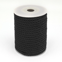 Шнур Нейлоновый Плетеный, Цвет: Черный, Размер: Диаметр 5мм, 16м/катушка, (УТ100027470)