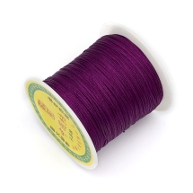 Шнур Нейлоновий Плетений, Колір: Фіолетовий, Розмір: Діаметр 0.5мм, 135м/котушка, (УТ100027478)