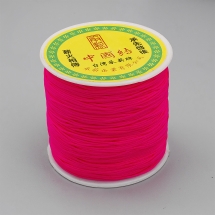 Шнур Нейлоновый Плетеный, Цвет: Темно-розовый, Размер: Диаметр 0.8мм, 90м/катушка, (УТ100027513)