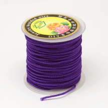 Шнур Нейлоновый Плетеный, Цвет: Темно-фиолетовый, Размер: Диаметр 2мм, 23м/катушка, (УТ100027560)