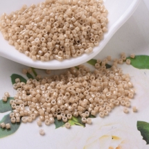 Бисер Японский MIYUKI Delica DB0208 11/0, Opaque Tan Luster,1000шт/5г, (УТ100027722)