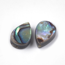 Бусины Морской Перламутр Абалон/Пауа, Капля, Размер: 12х8х3.5-4мм, Отверстие 1мм, (УТ100027780)