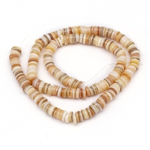 Бусины из Морских Ракушек, Самородок, Цвет: Античный Белый, Размер: 4.9-6x0.4-6мм, Отверстие 1.4мм, около 165шт/40см/нить, (УТ100027782)