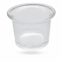 Скляна Чашка для Свічки, Колір: Безбарвний, Розмір: 62х46мм, (УТ100027925)