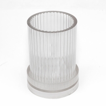 Пластиковая Чашка для Свечи, Цвет: Бесцветный, Размер: Высота 8.6мм Диаметр 5.7 и 6.45мм, (УТ100027929)