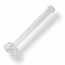 Форма для Виготовлення Свічки, Конусоподібна, Пластик, Колір: Прозорий, Розмір: 51.5х274мм, (УТ100027931)