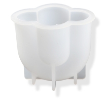 Силиконовая Форма, Молд для Свечей, Рукоделие с Эпоксидной Смолой, Размер: 76х52х66мм, Внутренний 45х65мм, (УТ100027944)