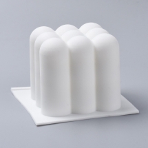 Форма для Виготовлення Свічки, Силікон, Колір: Білий, Розмір: 86х81х62мм, (УТ100027949)