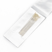 Игла для Бисера, Сталь, Длина 40мм, 15 шт в пачке, (УТ100027952)