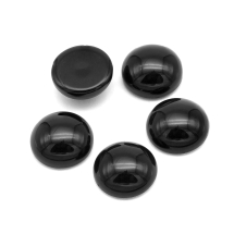 Кабошоны Синтетический Шунгит, Полукруглые, Размер: 10x4~5мм (УТ100028030)