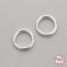 Срібло 925 Кільця Одинарні Паяні, Розмір: 7х0.9мм, Внутрішній Діаметр 5мм, (УТ100028047)