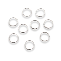 Серебро 925 Колечки Соединительные Одинарные Открытые, 6х0.5мм, (УТ100028057)