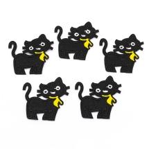 Нашивка на Одежду, Вышитая нашивка, Термонаклейка, Аппликация, Кошка, Размер: 50x50мм, (УТ100028146)