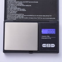 Карманные Цифровые Весы, Ювелирные, Сталь, Измеряемый Вес 1-100г, Размер:128.5x77x19.5мм (УТ100028175)