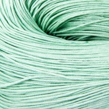Шнур Вощеный Хлопковый для плетения, Макраме и бижутерии, Салатовый, 0.7мм, около 60-65м/связка, (УТ100005743)
