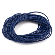 Шнур Натуральная Кожа, Синий, 1.5мм, (УТ100028374)