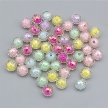 Ожерелье Цепочка из Нержавеющей Стали, Плетение Якорное с Бусинами и Карабином- Лобстер, Золото, 45смх1.5х0.4мм, Бусины: 2.3x1.2мм, (УТ100022119)