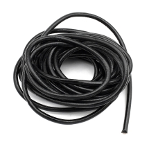 Шнур Натуральная Кожа, Черный, 5мм, (УТ100029191)