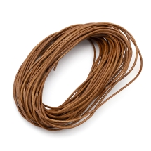 Шнур Натуральная Кожа, Верблюжий, 1.5мм, около 10м/связка, (УТ100029240)