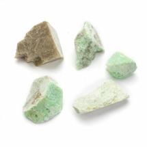 Натуральний Зелений Місячний Камінь, Самородок, Розмір: 25-47х23-28х15-17мм, Без Отвори, близько 3-4шт/100г (УТ100029451)
