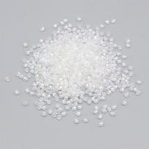 Бусины Эко Акрил, Прозрачные, АВ цвет, Цветное Покрытие, Биконус, Размер: 4x4мм, Отверстие 1мм, около 820шт/25г, (УТ100029507)