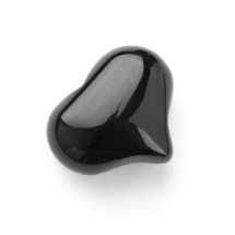 Натуральный Черный Оникс, Сердце, Размер: 20х25х11-13мм, без Отверстия, (УТ100029544)