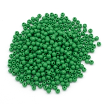 Бусины Акриловые Круглые, Зеленый, 6х5мм, Отверстие: 1.8мм, около 400шт/50г, (УТ100029573)