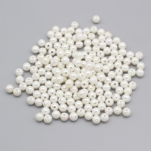 Бусины Натуральный Говлит, на нитях, Круглые, Цвет: Белый, Размер: 6мм, Отверстие 1мм, около 57шт/36см/нить, (УТ100023121)