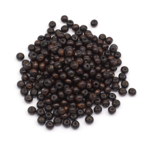 Бусины Деревянные Окрашенные, Круглые, Ручная Работа, Цвет: Кофейный, Размер: 8мм, Отв-тие 2мм, около 280шт/50г, (УТ100029769)