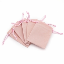 Подарочный Мешочек из Бархата, с Кулиской, Розовый, 9х7см, толщина 0.4см, (УТ100029772)