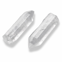 Натуральный Горный Хрусталь, Граненый, Остроконечный, 30.5-32х10х9мм, Полуотверстие 1.2мм, (УТ100029817)