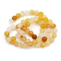 Бусины Натуральный Нефрит, на нитях, Круглые, 6мм, Отверстие 1мм, около 60шт/37.5см/нить, (УТ100030100)