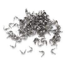 Каллоты-Зажимы, Концевики, Медицинская Сталь, 8х4мм, около 100шт/10г, (УТ100030237)