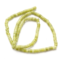 Бусины Натуральный Тайваньский Нефрит, на нитях, Плоские, Круглые, Размер: 4х2мм, Отв. 0.6мм, около 145шт/37см/нить, (УТ100030165)