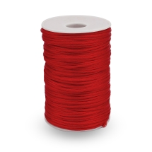 Шнур Поліестер, Червоний, 2мм, 85м/котушка, (УТ100030510)