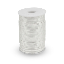 Шнур Поліестер, Білий, 2мм, 85м/котушка, (УТ100030525)