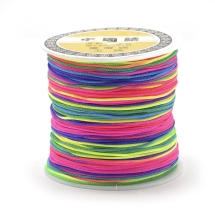 Шнур Поліестеровий для Рукоділля, Різнокольоровий, 0.8мм, близько 120м/котушка, (УТ100030545)