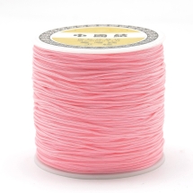 Шнур Поліестер, Рожевий, 1мм, 120-130м/котушка, (УТ100030547)