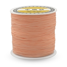 Шнур Поліестер, Світло-Лососевий, 1мм, 120-130м/котушка, (УТ100030548)