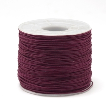 Шнур Поліестер, Темно-Червоний, 0.5-0.6мм, 120-130м/котушка, (УТ100030552)