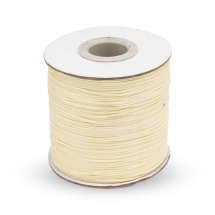 Шнур Корея Вощеный Полиэстер для плетения, Макраме и бижутерии, Бежевый, 0.5мм, около 165м/катушка, (УТ100030582)