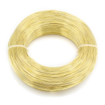 Алюминиевая Проволока 0.8мм/300м, Золото, 0.8мм, около 300м/катушка, (УТ100030677)