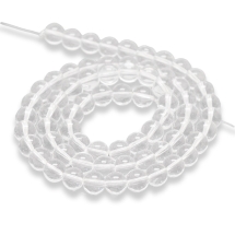 Бусины Австрийский Хрусталь, Имитация, Класс АА, Круглый, Цвет: Бесцветный, Диаметр: 10мм, Отв-тие 1мм, около 38шт/38см, (УТ100030689)