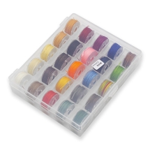 Набір Шнур Вощений Поліестер для Плетіння, Макраме і Біжутерія, Мікс, 0.65мм, близько 6м/котушка, 25 котушок/упак, (УТ100030470)