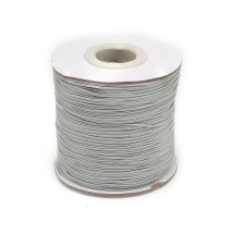 Шнур Корея Вощеный Полиэстер для плетения, Макраме и бижутерии, Светло-серый, 0.5мм, около 150м/катушка, (УТ100030915)