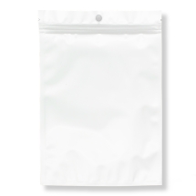 ЗИП Пакет Белый/Прозрачный, с подвесом, замок ZIP Lock, Размер: 24х16см, Внутренний размер: 20х14.5см, (УТ100031002)