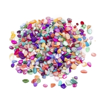 Натуральный Пресноводный Перламутр, Крошка, Окрашенный, Без Отверстия, Цвет: Микс, Размер: 1-15х1-15х0.5-5мм, (УТ100031043)